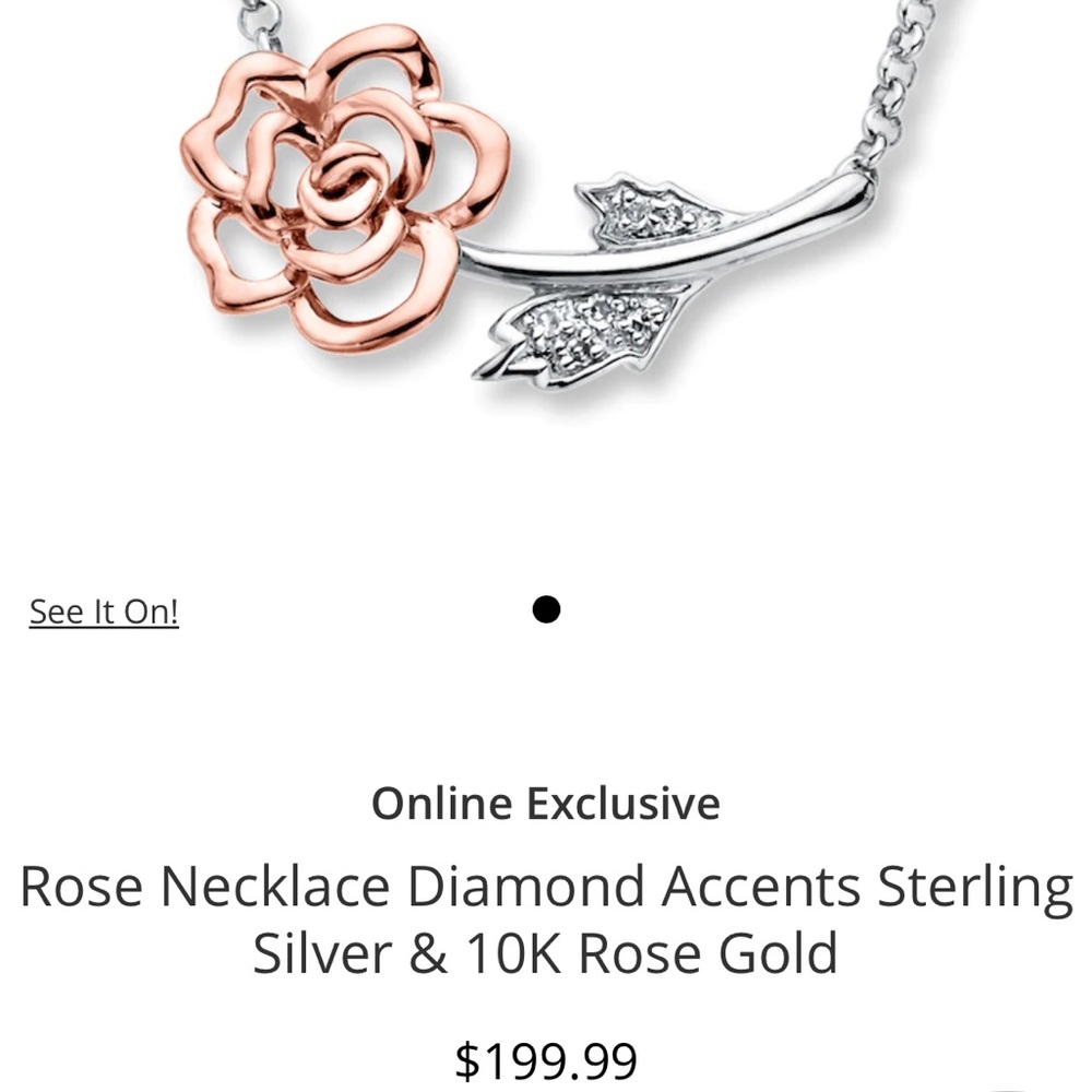 Kay Jeweler’s Rose Necklace